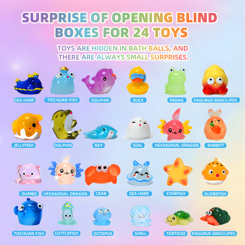 Bath Bombs with Surprise Toys Inside